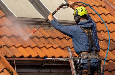 Démoussage et hydrofuge de toiture à Lieurac
